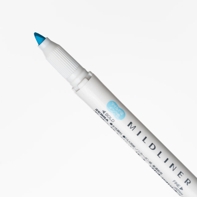 ZEBRA Mildliner Mild Blue Color - ZenPop Japan Stationery Store