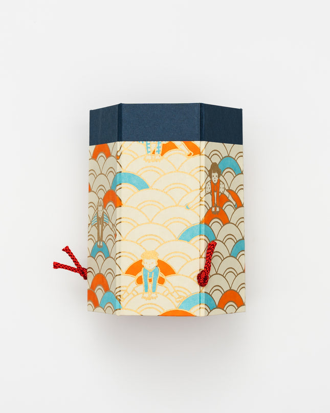 HAIBARA Hexagon Pen Case Boys in Waves