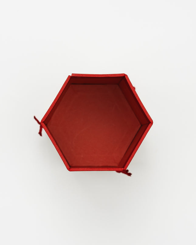 HAIBARA Hexagon Pen Case top