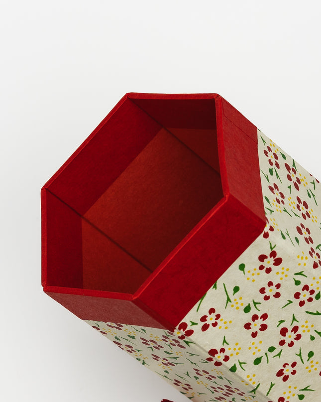 HAIBARA Hexagon Pen Case Plum Tree close up