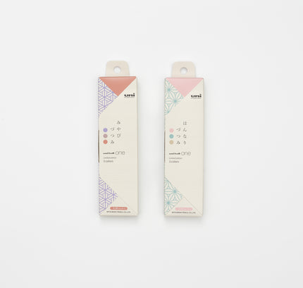 MITSUBISHI PENCIL Uni Ball One Wa-taste 3 Colors Set 0.38mm