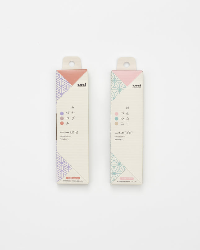 MITSUBISHI PENCIL Uni Ball One Wa-taste 3 Colors Set 0.38mm