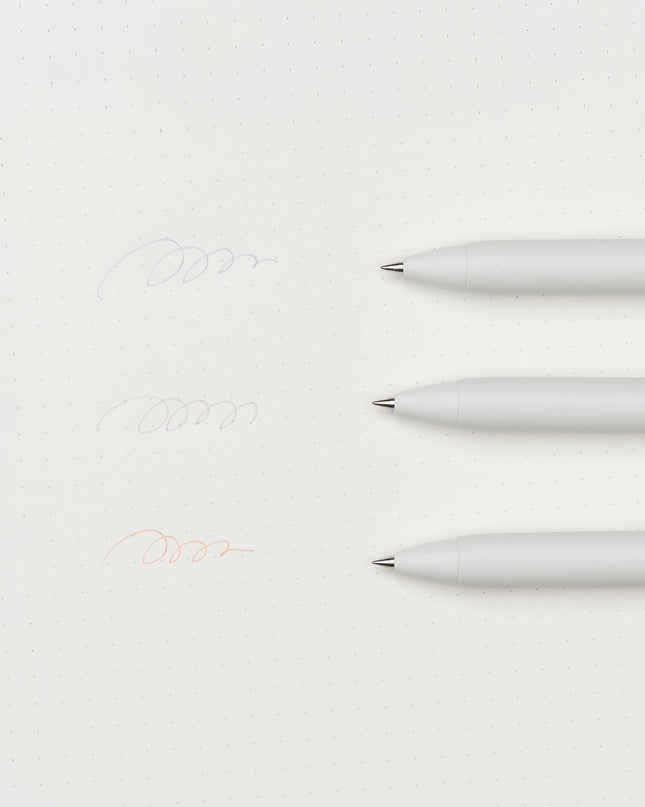 MITSUBISHI PENCIL Uni Ball One Wa-taste 3 Colors Set 0.38mm miyabi pen test