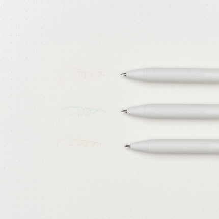 MITSUBISHI PENCIL Uni Ball One Wa-taste 3 Colors Set 0.38mm hannari close up pen test