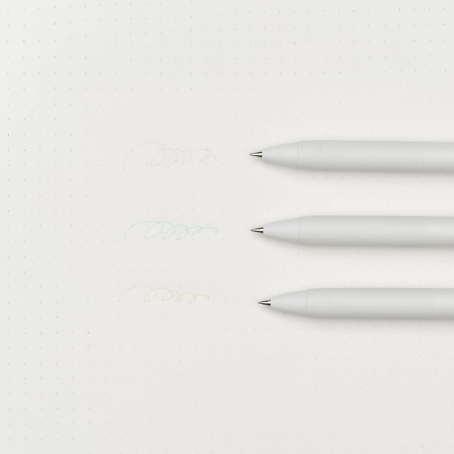 MITSUBISHI PENCIL Uni Ball One Wa-taste 3 Colors Set 0.38mm hannari close up pen test