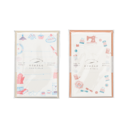 FURUKAWA SHIKO Mini Letter Set - Take A Walk with Letter (Otegami Sanpo)