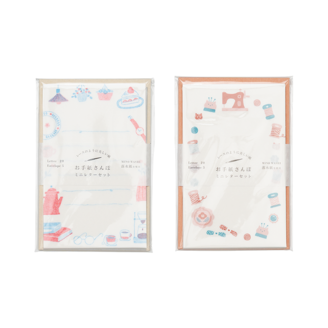 FURUKAWA SHIKO Mini Letter Set - Take A Walk with Letter (Otegami Sanpo)