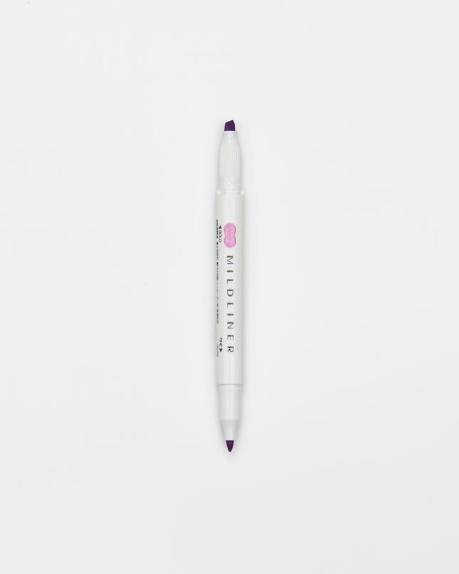 ZEBRA Mildliner Nagomi Mild 5 Colors Set purple uncap