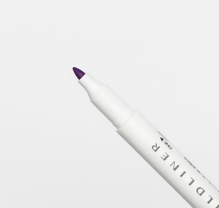 ZEBRA Mildliner Nagomi Mild 5 Colors Set purple close up on fine tip