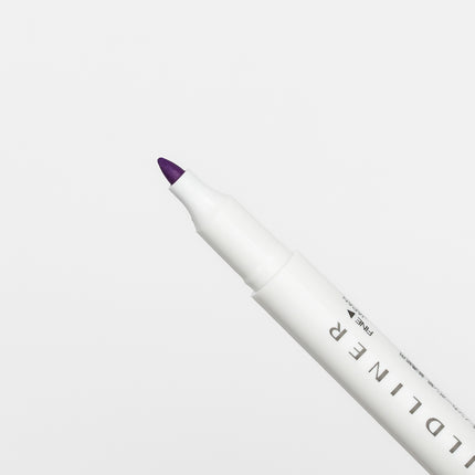 ZEBRA Mildliner Nagomi Mild 5 Colors Set purple close up on fine tip