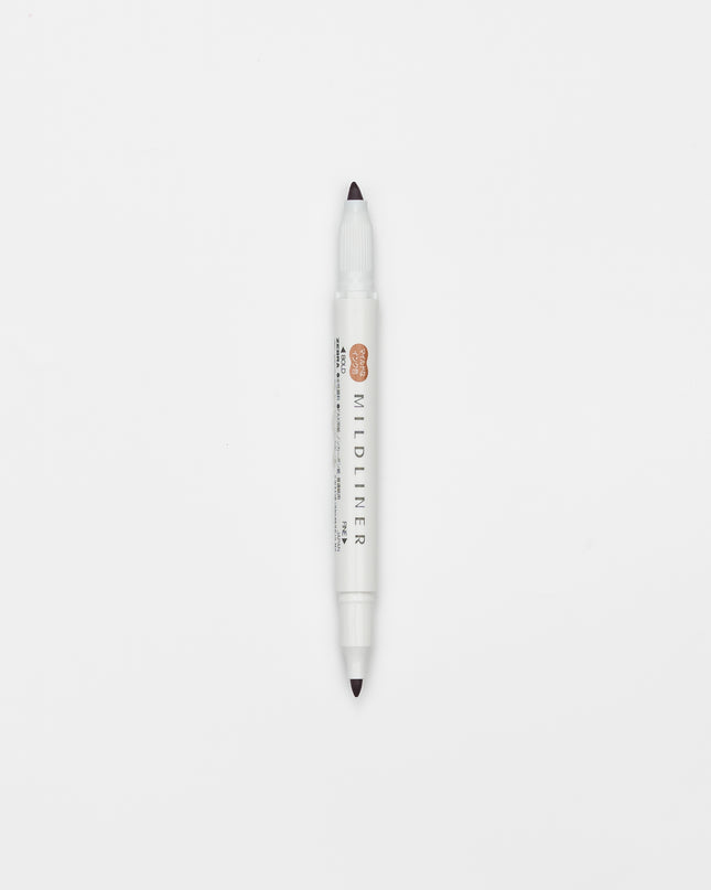 ZEBRA Mildliner Nagomi Mild 5 Colors Set brown uncap