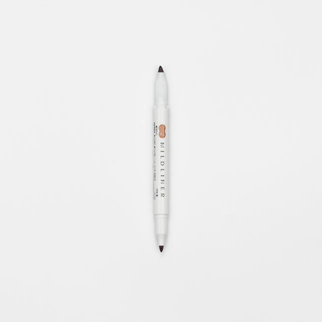 ZEBRA Mildliner Nagomi Mild 5 Colors Set brown uncap