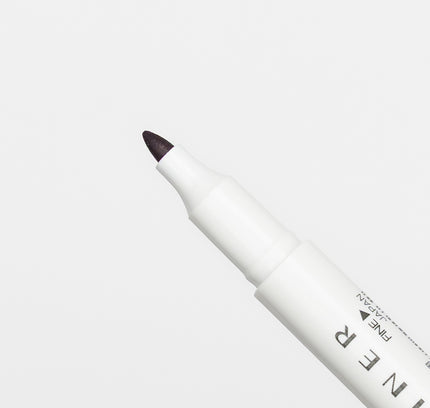 ZEBRA Mildliner Nagomi Mild 5 Colors Set brown close up on fine tip