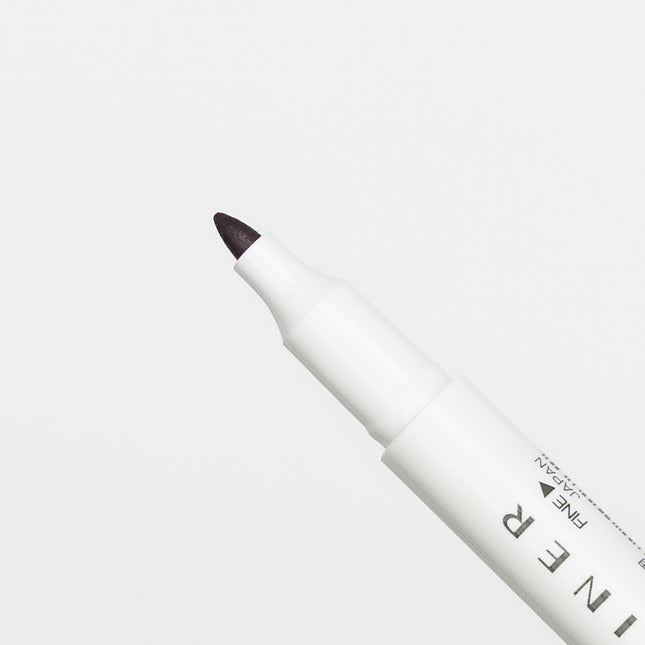 ZEBRA Mildliner Nagomi Mild 5 Colors Set brown close up on fine tip