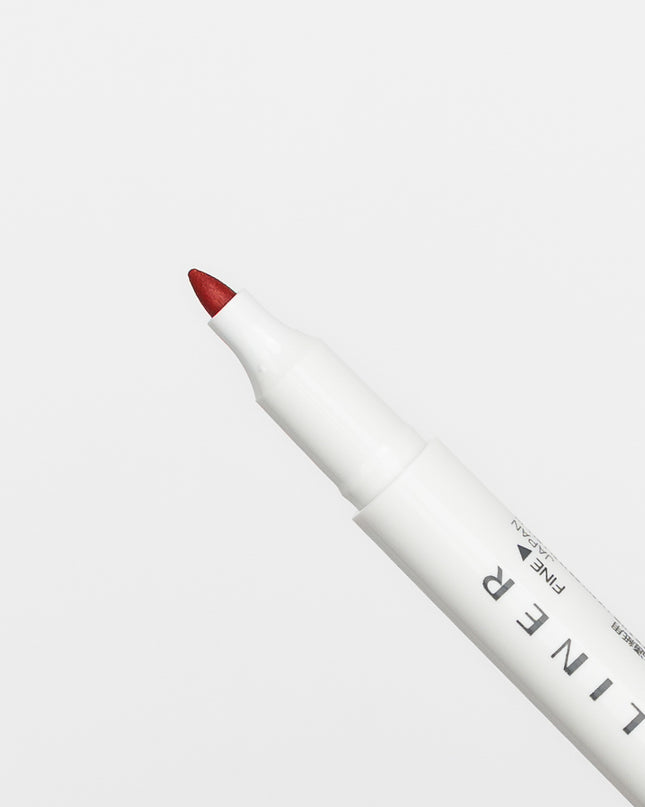 ZEBRA Mildliner Nagomi Mild 5 Colors Set orange close up on fine tip