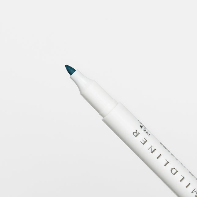 ZEBRA Mildliner Nagomi Mild 5 Colors Set blue close up on fine tip