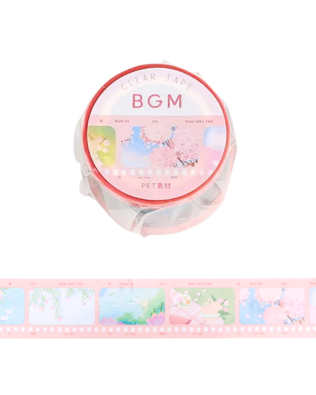 BGM Clear Tape 30mm - Special Film Sakura Color