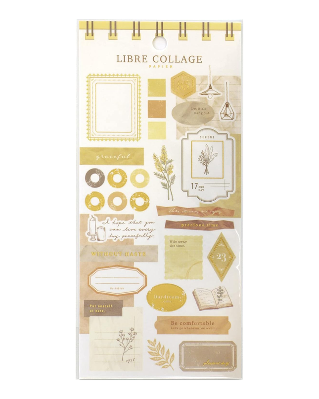 MIND WAVE Sticker Sheet -  Libre Collage