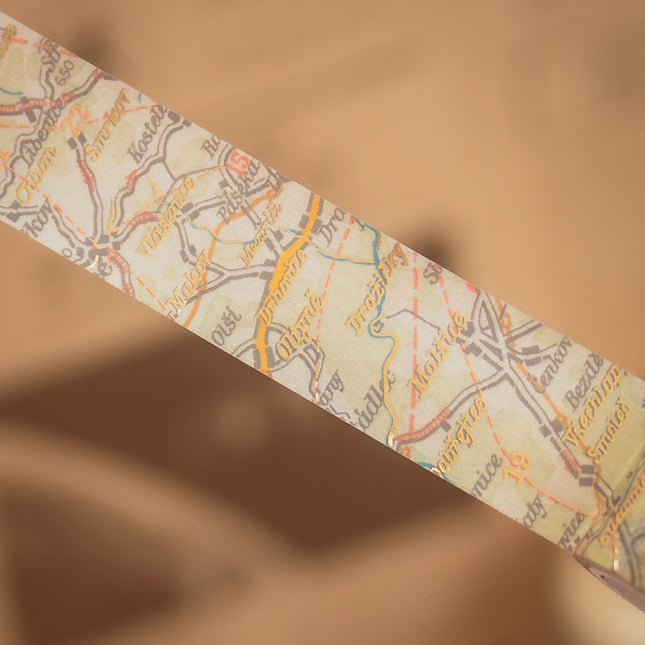 Foil Stamping Masking Tape "Antique Map" From BGM