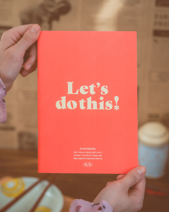 Cheer me up! A5 Notebook From Ryu-Ryu