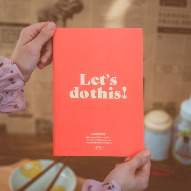 Cheer me up! A5 Notebook From Ryu-Ryu