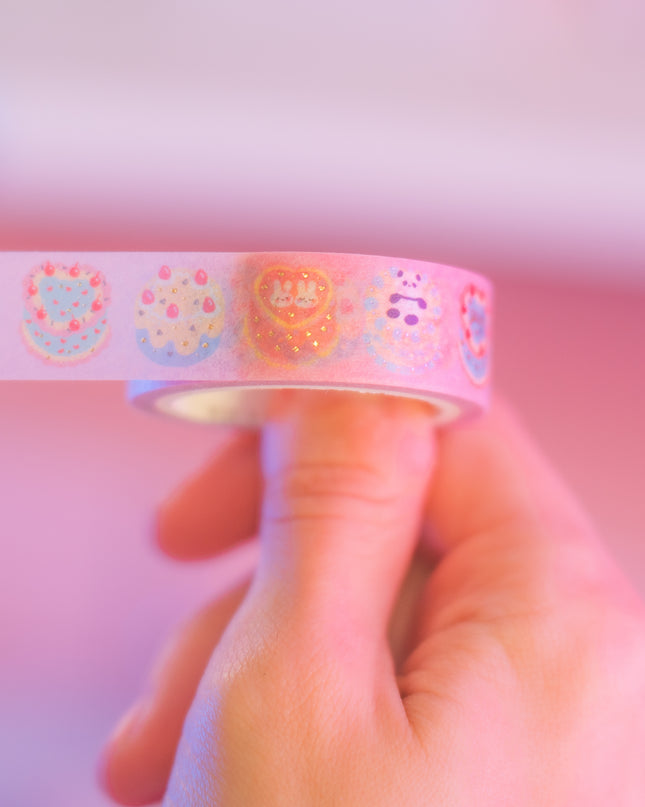 KiraKira Masking Tape Saengil Cake from World craft
