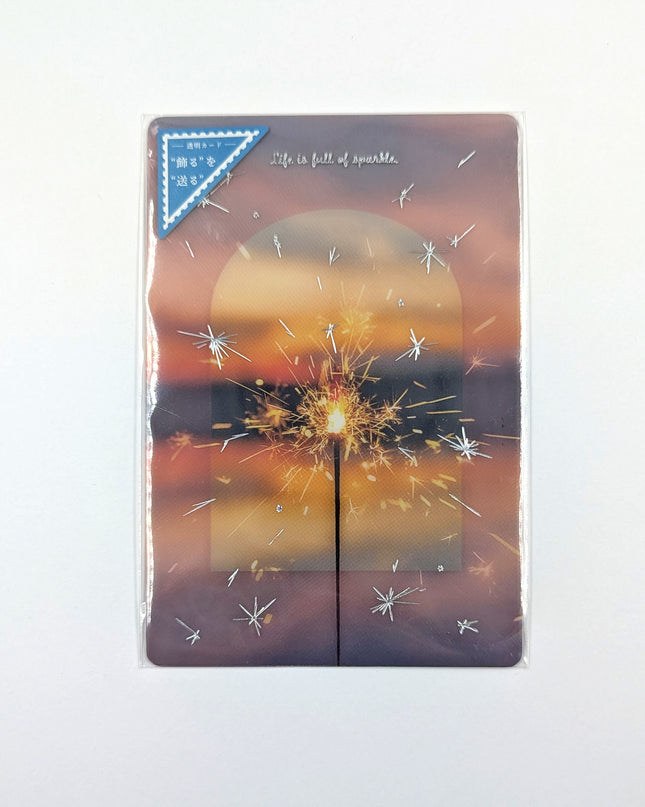 RYURYU Transparent Card - Sparkle (TOC‑10)