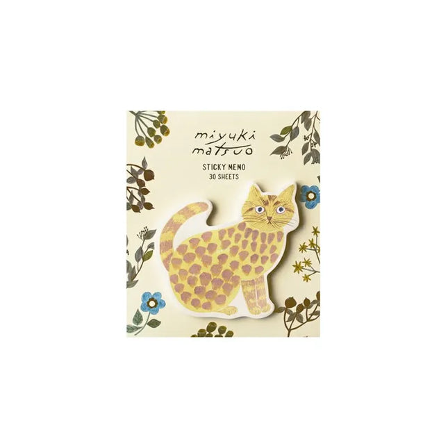 EL COMMUN  Miyuki Matsuo Die-cut Sticky Notes