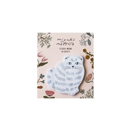 EL COMMUN  Miyuki Matsuo Die-cut Sticky Notes