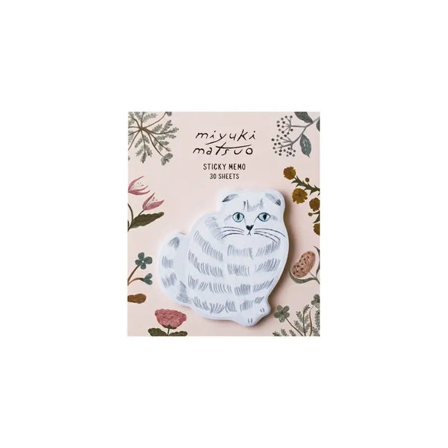 EL COMMUN  Miyuki Matsuo Die-cut Sticky Notes