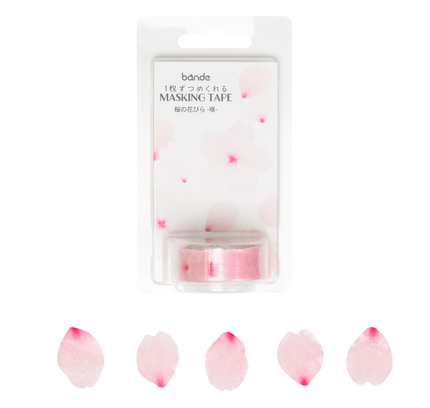 BANDE Masking Tape 15mm - Sakura Petal -Saki-