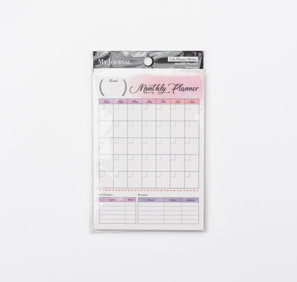 MY JOURNAL Life Planner Memo Monthly