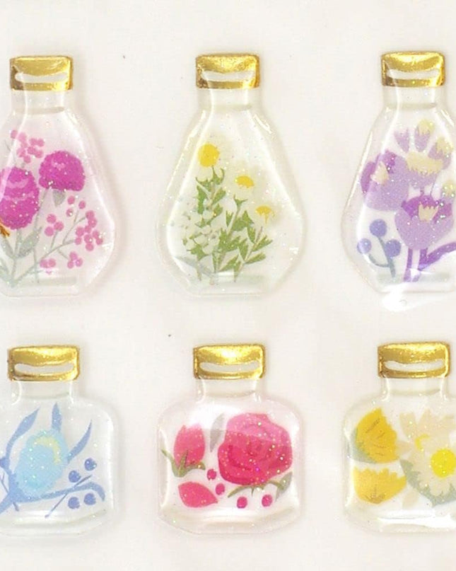 ACTIVE CORPORATION Drop Sticker Sheet - Herbarium close up