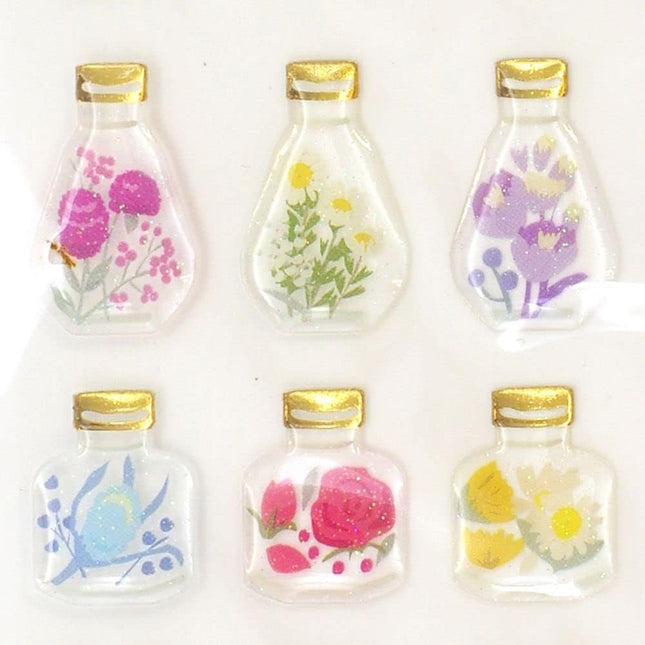 ACTIVE CORPORATION Drop Sticker Sheet - Herbarium close up