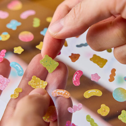 WORLD CRAFT Hologram Gummy Stickers