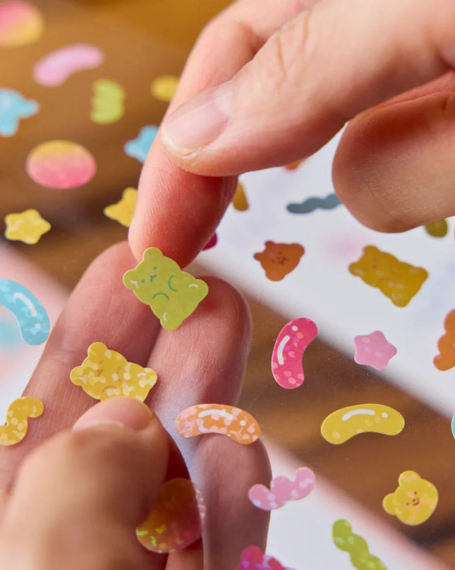 WORLD CRAFT Hologram Gummy Stickers