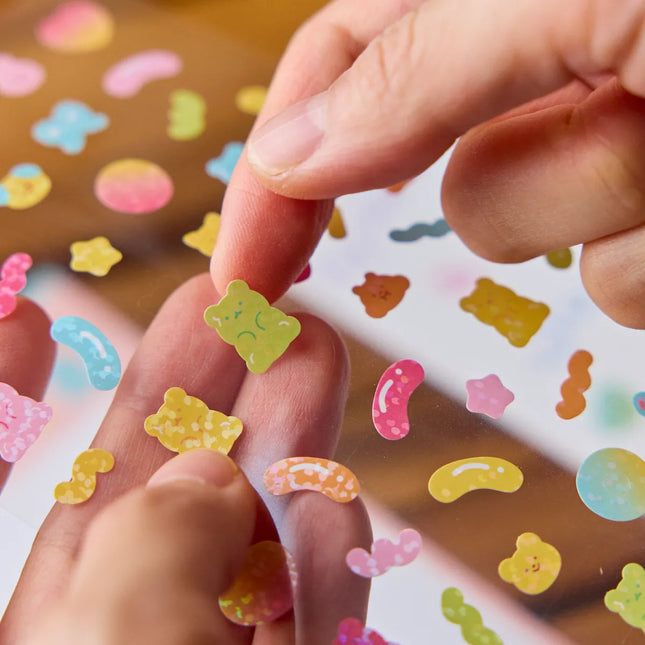 WORLD CRAFT Hologram Gummy Stickers