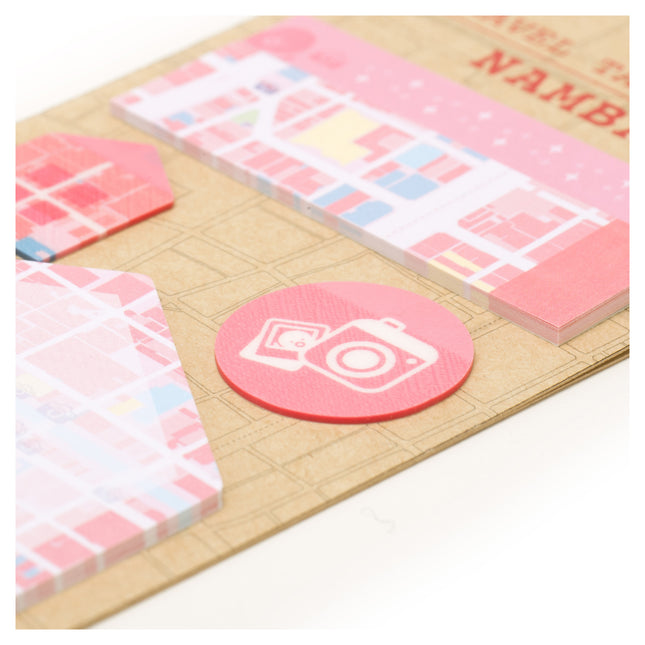 ZENRIN Travel Tag Sticky Notes - Namba