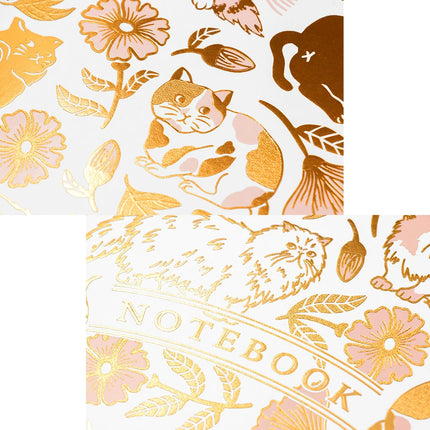 ROKKAKU X 365Cat.Art Ring Notebook B6 - Cat Art Collection