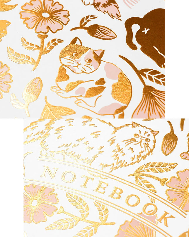 ROKKAKU X 365Cat.Art Ring Notebook B6 - Cat Art Collection