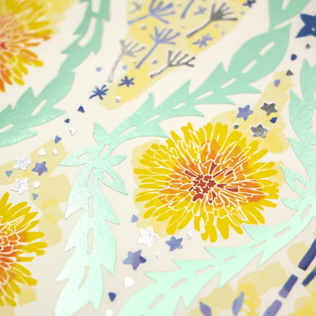 ec2507-3 ROKKAKU x misuzu uta Notebook A5  dandelion