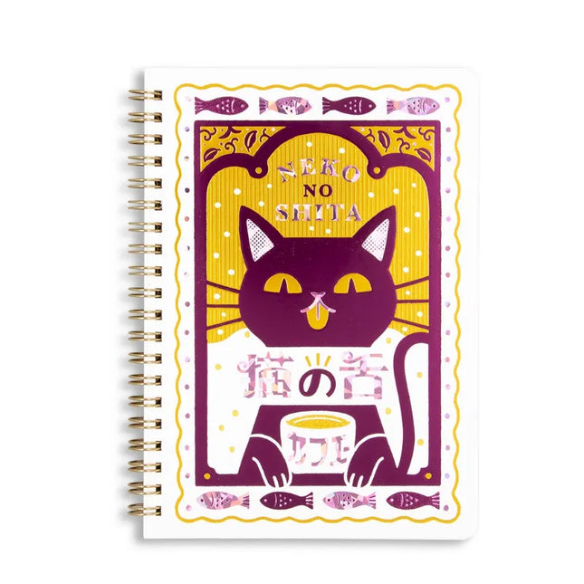 [Limited] ROKKAKU X ob1toy Ring Notebook B6 cat