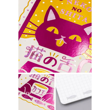 [Limited] ROKKAKU X ob1toy Ring Notebook B6 cat