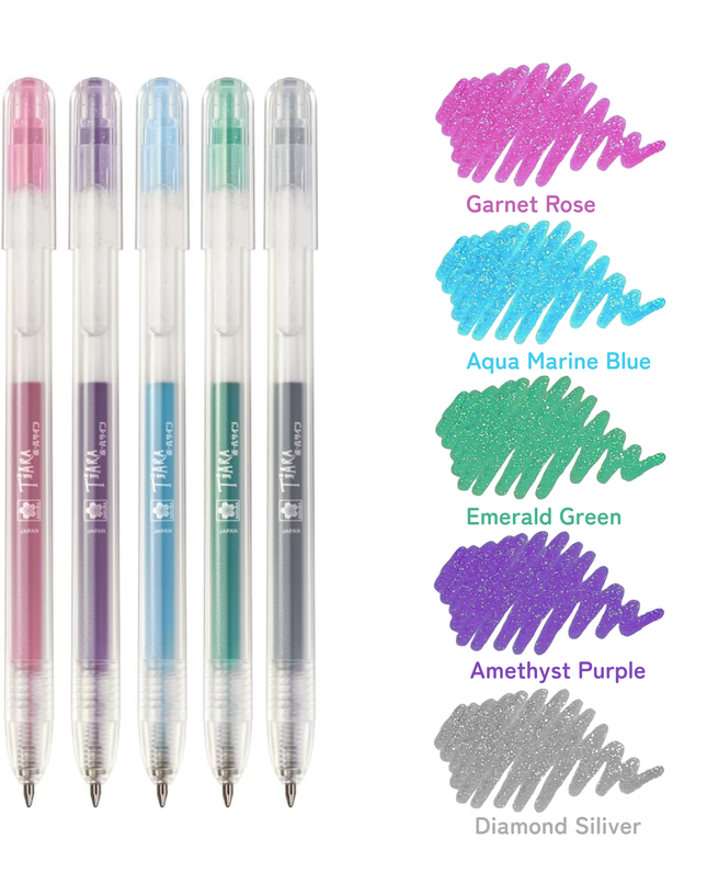 SAKURA CRAYPAS Ball Sign Tiara Knock 5 Colors Set