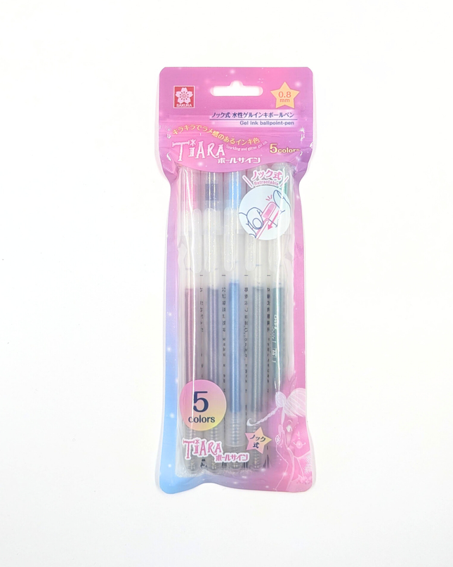 SAKURA CRAYPAS BallSign Tiara Knock 5 Colors Set