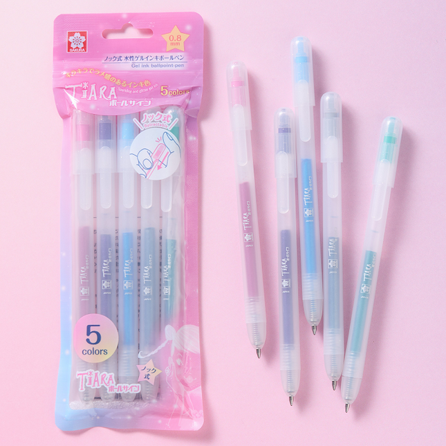 SAKURA CRAYPAS BallSign Tiara Knock 5 Colors Set
