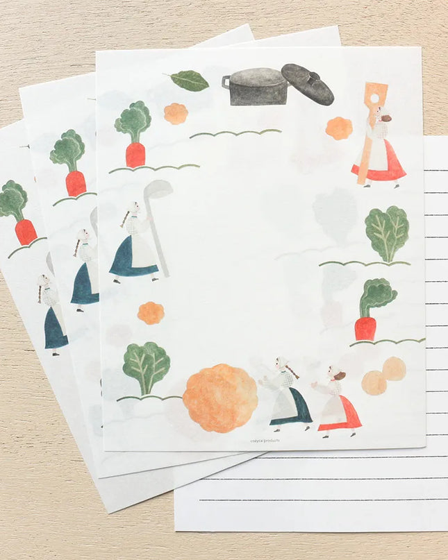 COZYCA PRODUCTS Letter Set – Let's Make Soup envelope