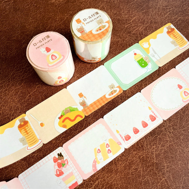 PAPIER PLATZ Papier Roll Sticky Notes