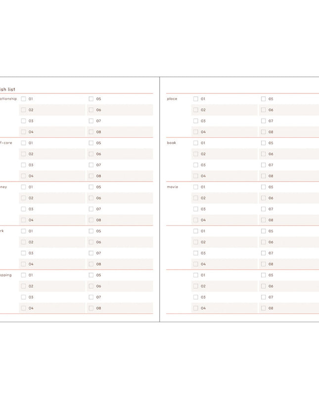 PILOT x MARK'S PILOT Original Cover Life Log funlog Date-free Planner A6 inside