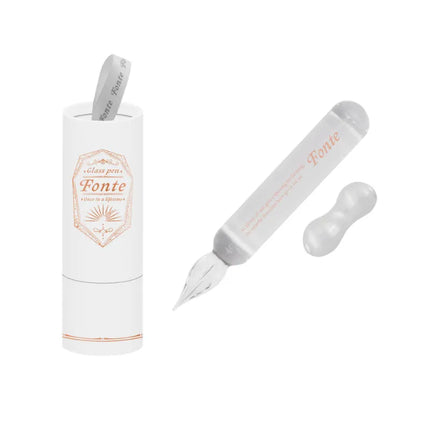 KOMAMONO LAB Fonte Mini Glass Pen Skeleton Transparent